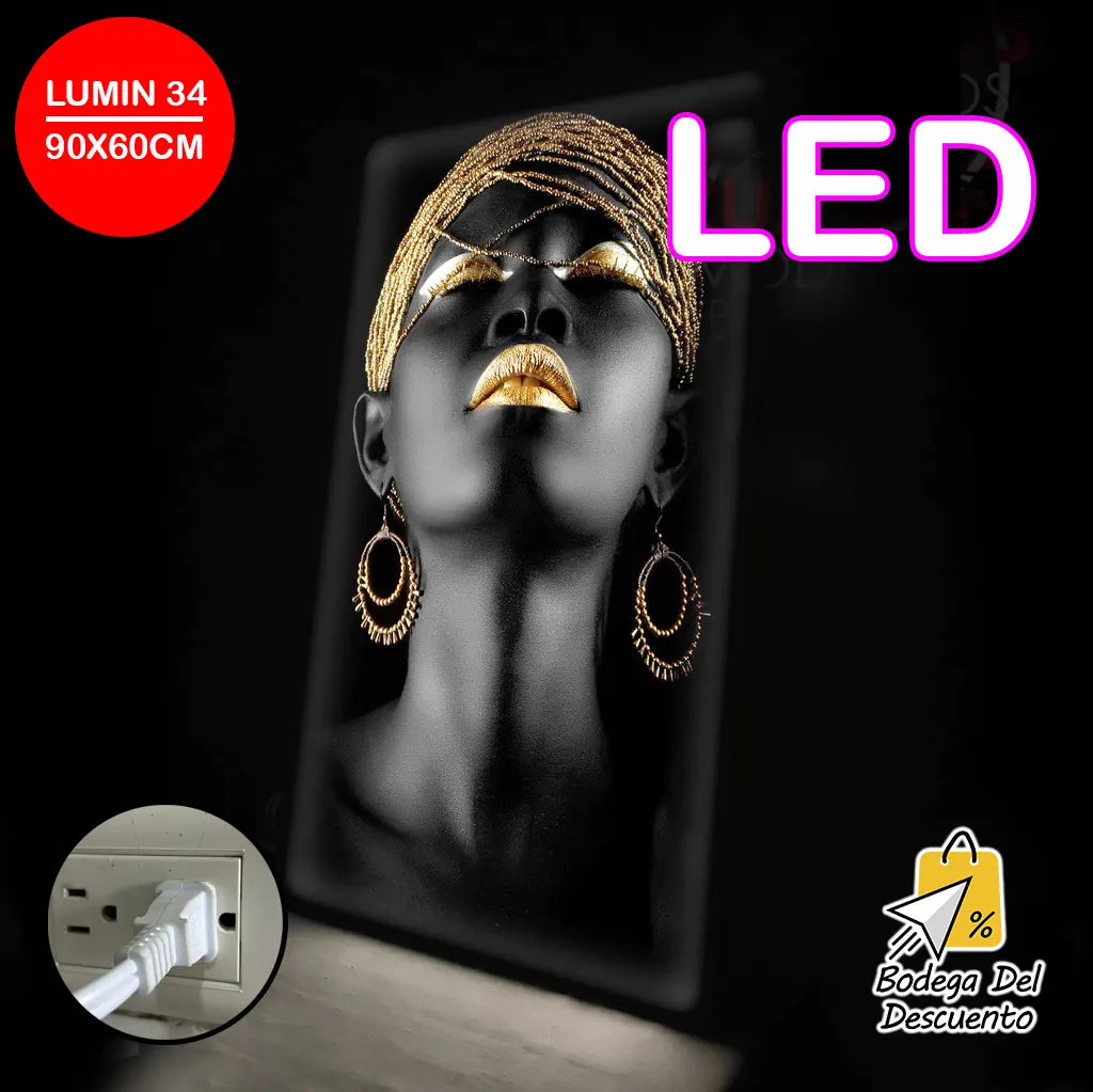 Cuadros luminosos 34 LED