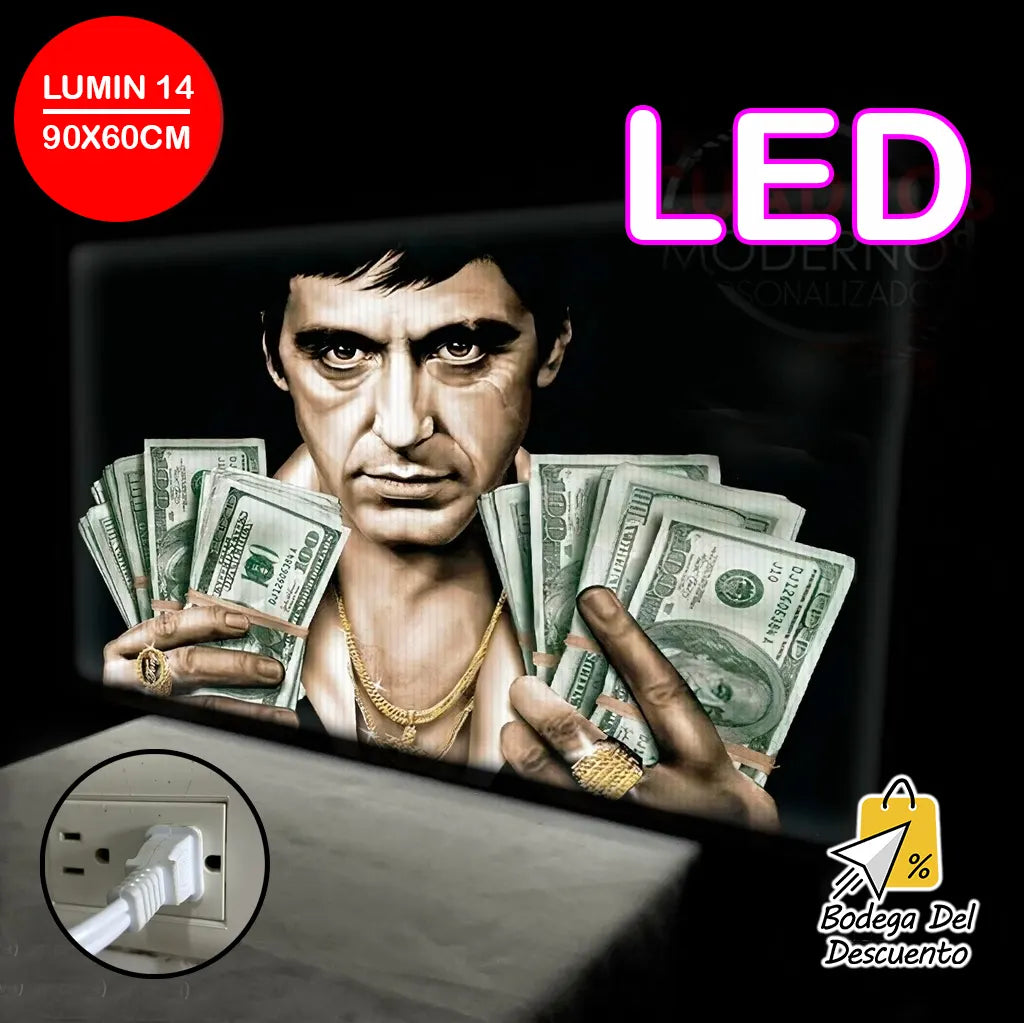 Cuadros luminosos 14 LED