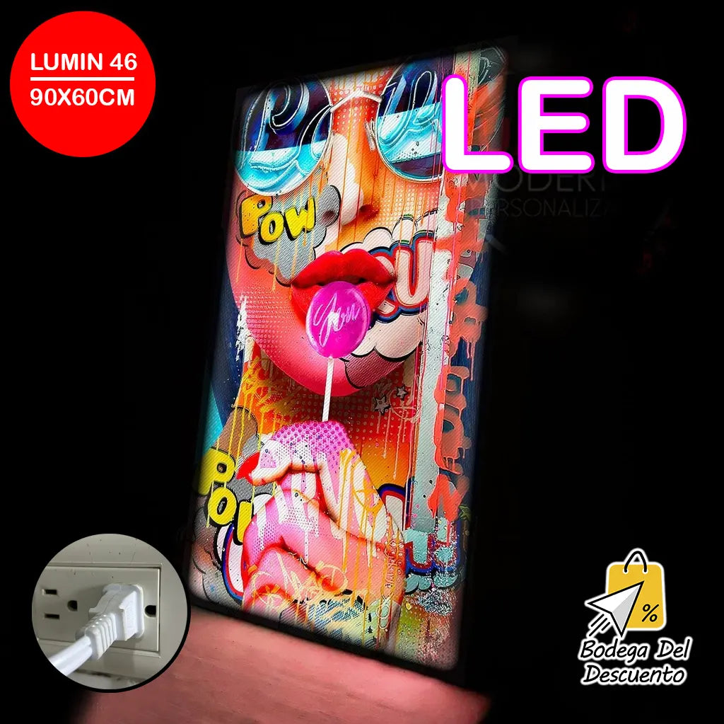Cuadros luminosos 46 LED