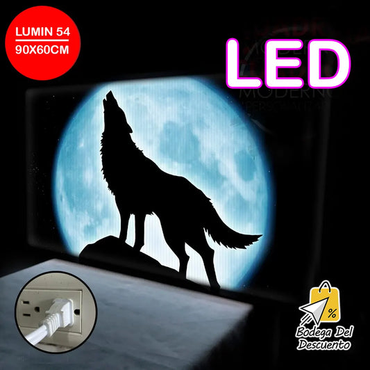 Cuadros luminosos 54 LED