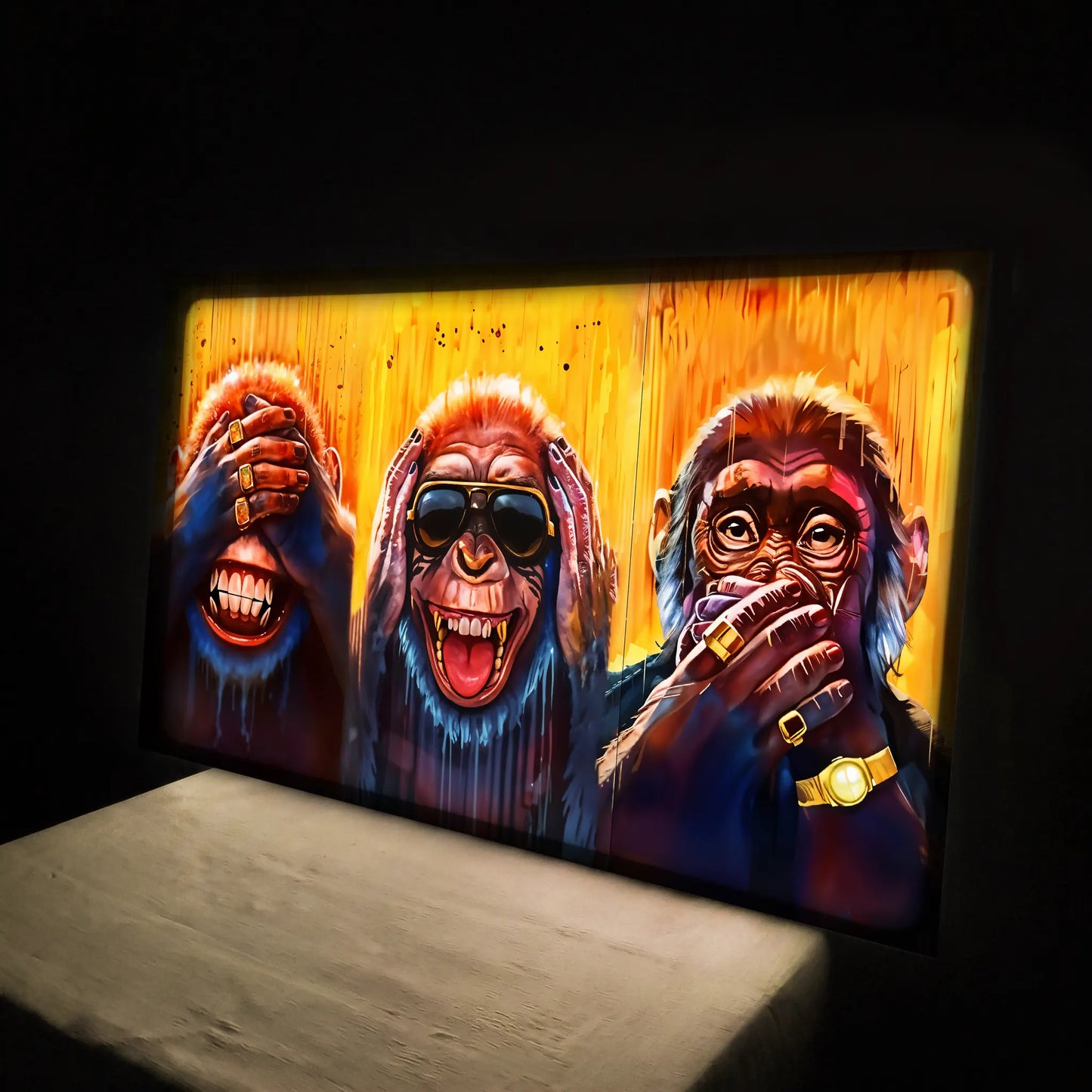 Cuadros luminosos 4 LED