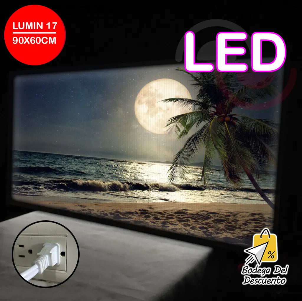 Cuadros luminosos 17 LED