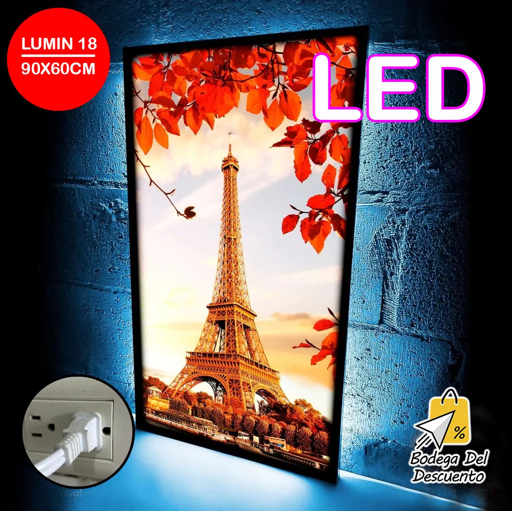 Cuadros luminosos 18 LED