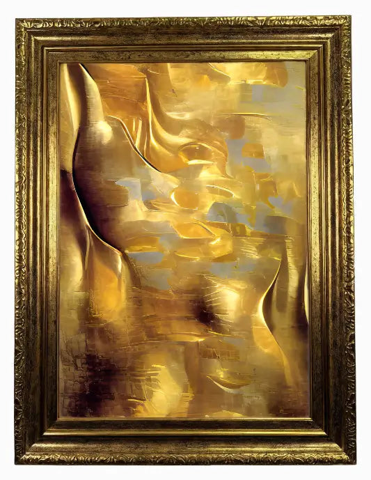lienzo marco dorado 8